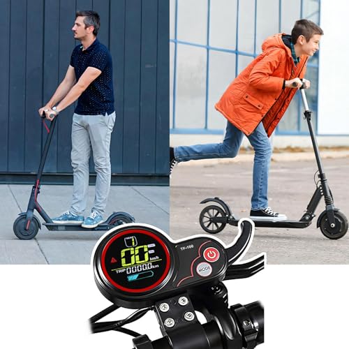 TF-100 Écran LCD Instrument 48V Étanche avec Prise Mâle à 6 Broches