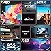 CHIQ L40QST 40 Zoll（101cm, FHD Smart Fernseher QLED Pro Google TV - 90% DCI-P3, HDR10, Dolby Audio, Sprachsteuerung, Rahmenloses Metall-Design 2025
