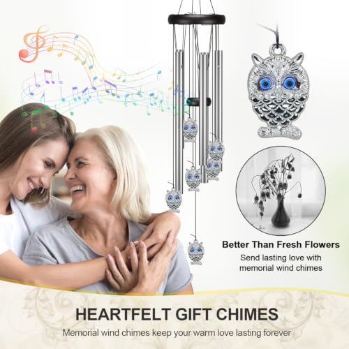 Image of Virekm Small Wind Chimes, House Warming Gifts for Women, New Home Gift Men