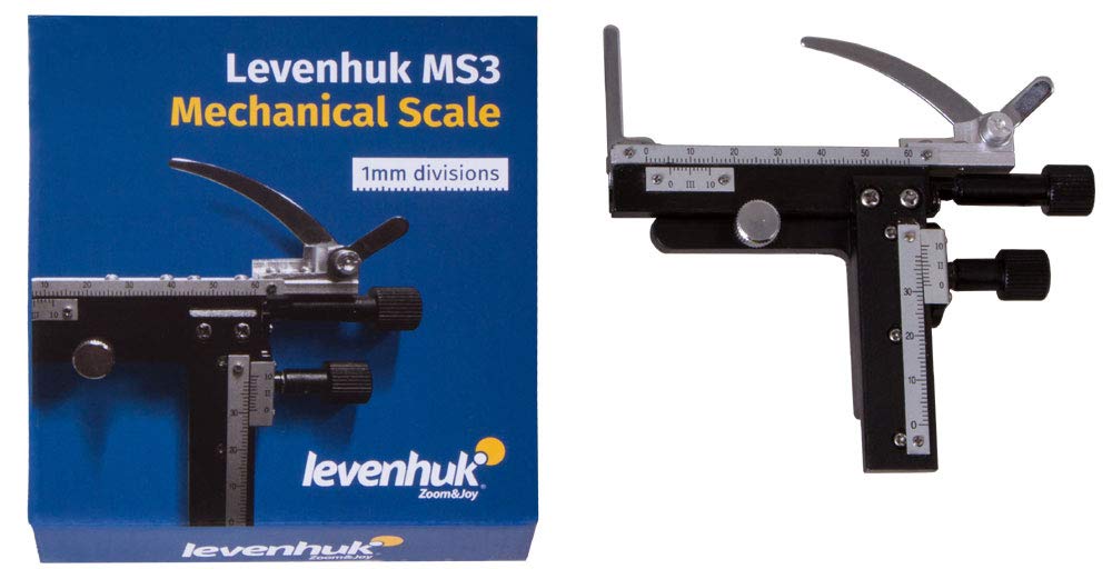 Levenhuk MS3 Mechaniczna Skala do Mikroskopów Biologicznych