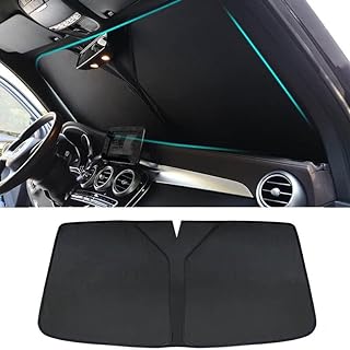 AnatuM Car Sun Shade for BMW 1 Series E81 E82 E87 E88 F20 F21 F40 F52 116i M135i, Improved Heat Insulation, Easy Storage, UV Accessories