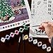 Galison Joy Laforme Christmas Square – DIY 9 x 12 Paint by Number Kit with Stunning Christmas Art for Beginners and Experts Includes Paint and Brushes