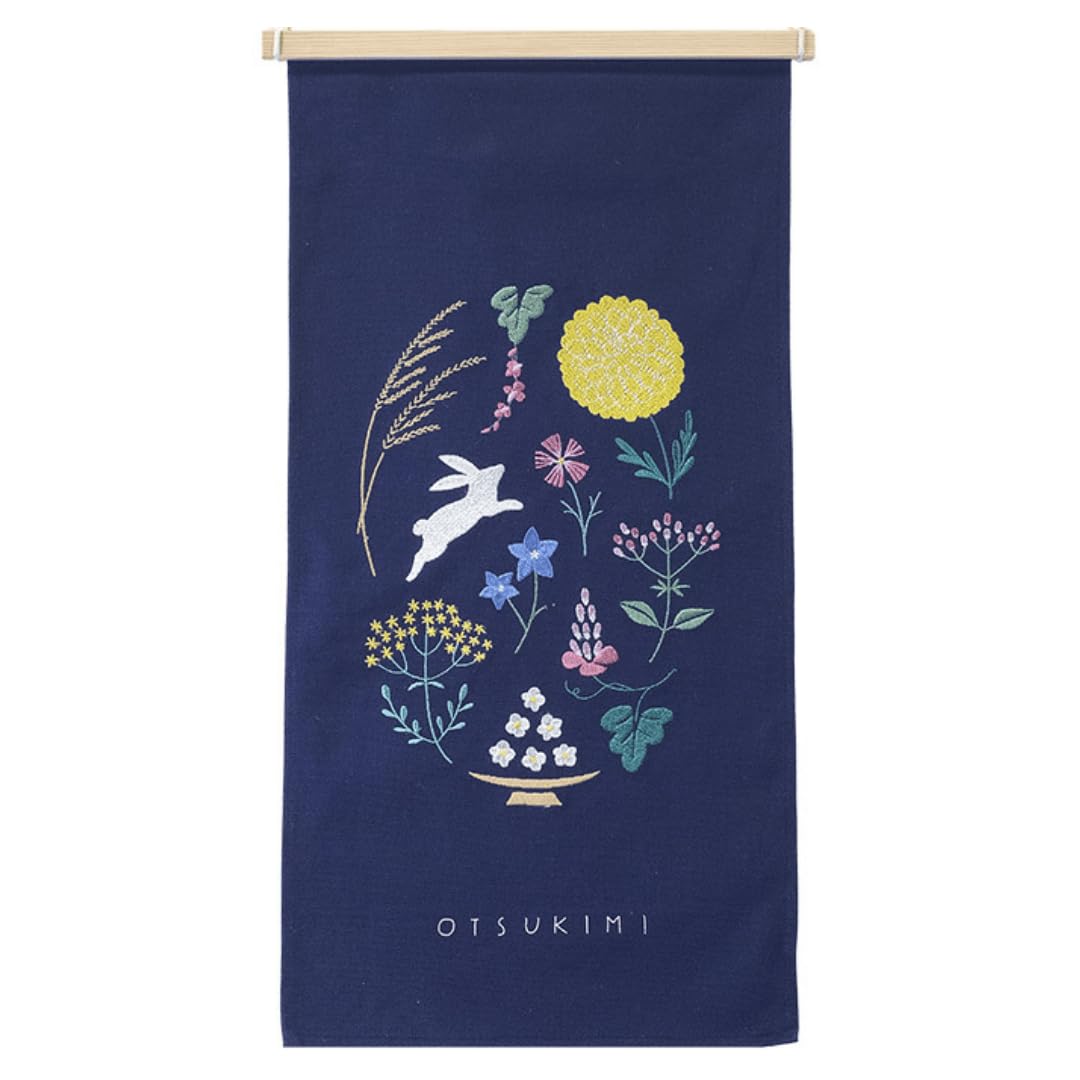 Amazon.co.jp: 秀〆(Hideshime) 季節の刺繍 秋 十五夜 月見 おしゃれ