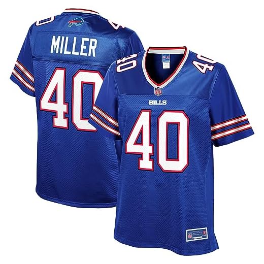 NFL PRO LINE Women's Von Miller Royal Buffalo Bills Team Replica Player Jersey