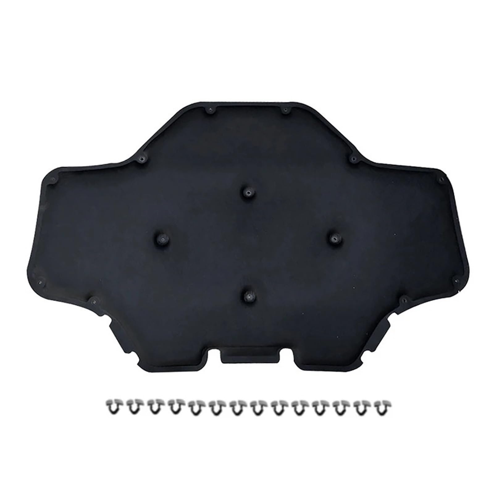 Lycheu Balck Front Hood Engine Firewall Engine Soundproof Cotton For X3 G01 For X4 G02 2018-2020 Car Accessories Black Silver Front Engine Soundproof Hood With Buckle