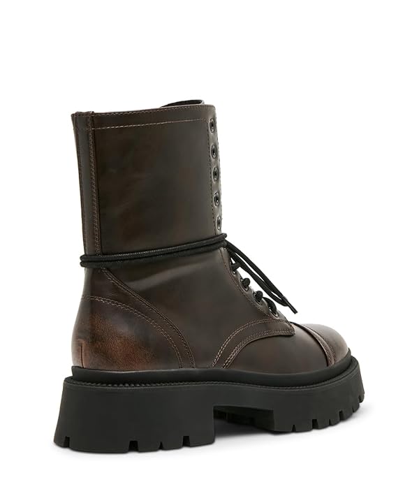 Madden Girl Women's Ariella Combat Boot, Brown, 11 by Madden Girl - Used condition - Image 3