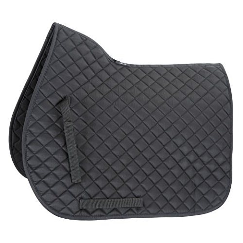 Shires Quilted General Purpose Saddle Pad Black Large