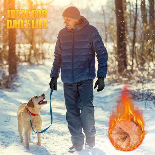 Image of ihuan Winter Waterproof Ski Gloves Men Women, Snow Warm Cycling Cold Weather, Driving Biking Running