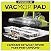 Shark VMP30 VACMOP Disposable Hard Floor Vacuum and Mop Pad Refills White, 10 Count (Pack of 3) (Packaging May Vary)