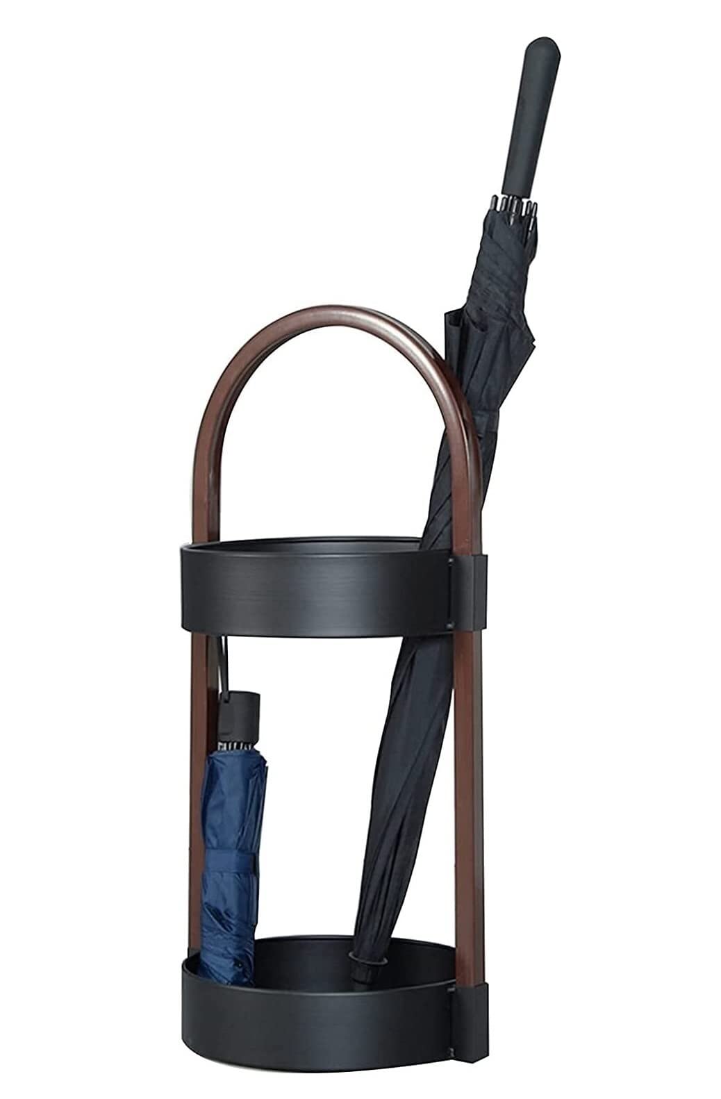 HYLYGFH Metal Umbrella Stand with 4 Hooks Wrought Iron Umbrella Holder Rack for Home Office Hostel Umbrella nizer