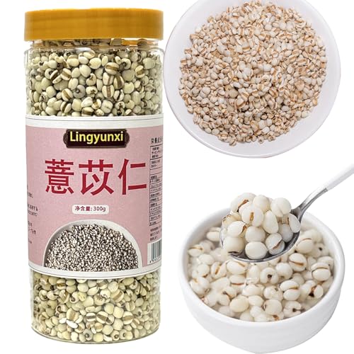 Lingyunxi ? ?Đm ͂Ƃނ  ngM Job's tears 悭ɂ NCj ?䏐m ͂Ɣ ng G G X[vA𐆂 300g