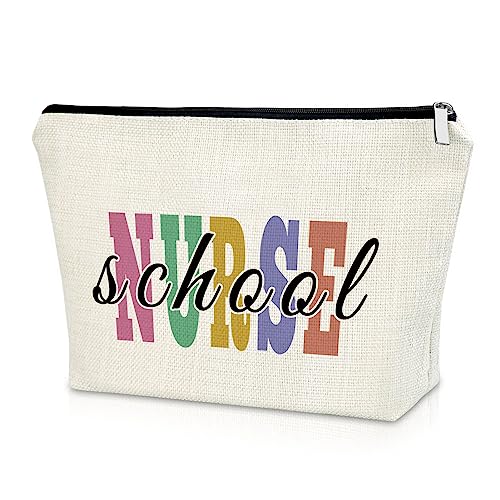 Nursing School Graduation & Appreciation Gifts - Makeup Bag for Her - School Nurse Retirement & Thank You Gift