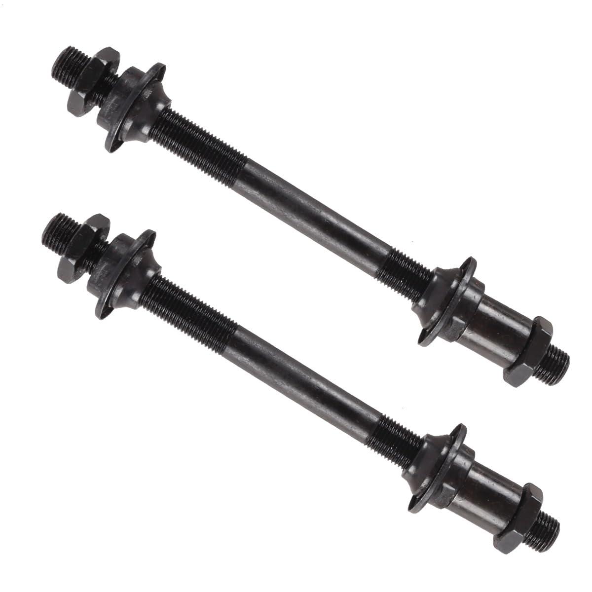 CENPEK 2 Pcs Bike Hub Shaft Bicycle Hub Axle-Bicycle Wheel Spindle Hollow Quick Release for MTB Road Mountain Rear Axle