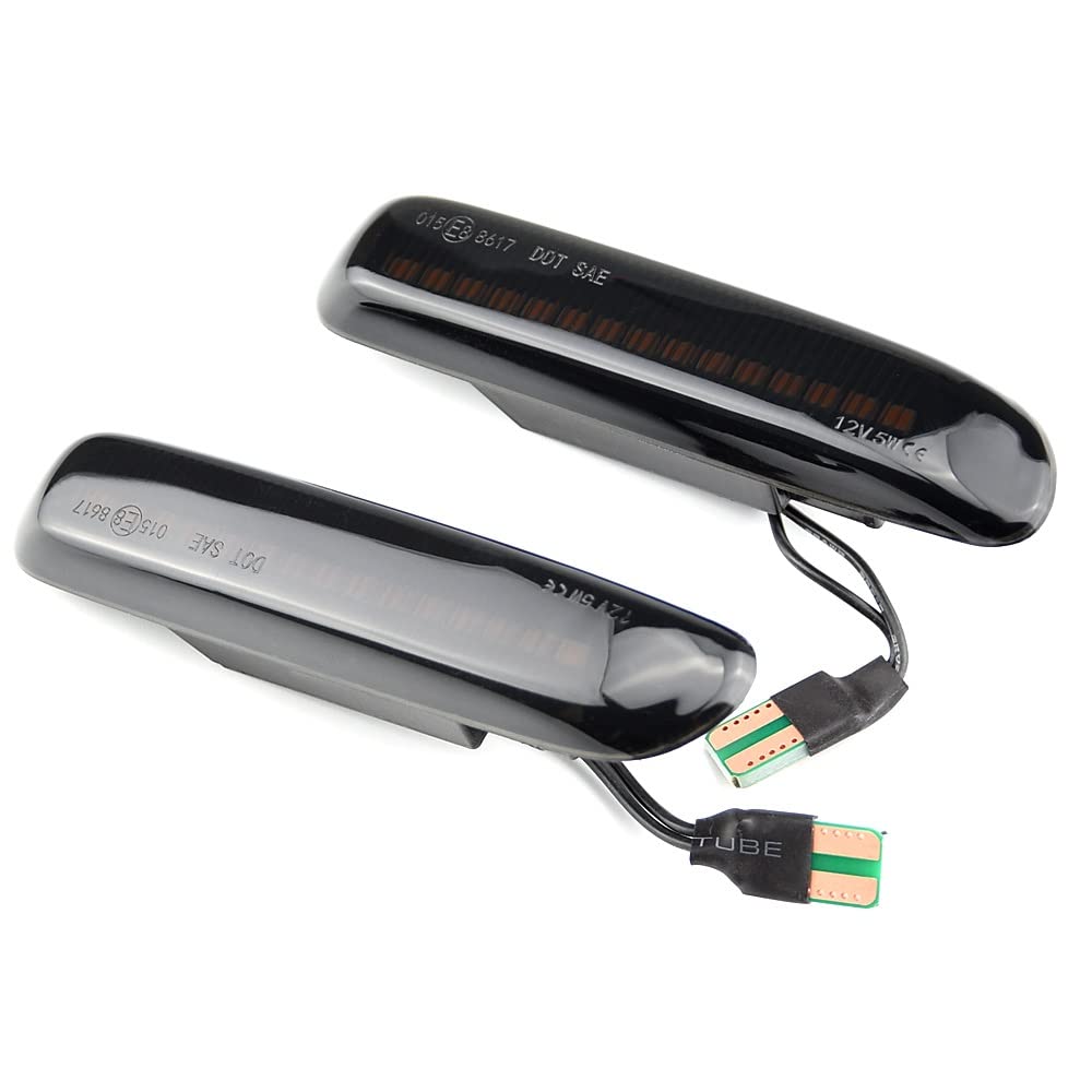 Genérico Indicador Giro Luz Intermitente Secuencial De Posición Lateral Para 3 Series E46 Sedan Coupe Wagon Convertible 1997-2001