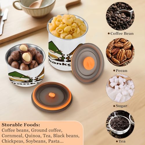 Envase hermético para café ATTX acero inoxidable 900 ml miniatura 5