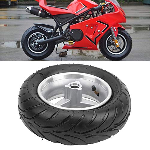 Banden vervangen, Pocket Bike Banden Wiel Banden Velgen Eenvoudige installatie Betrouwbare rubberen binnenband voor Mini Pocket Bike voor directe vervanging(Voorwiel) - Image 5