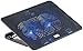 Callstel leiser Laptop Kühler: Ultraleiser Notebook-Kühler bis 43,8 cm (17"), 2 Lüfter, LED, 15 dB (Notebook Cooler)