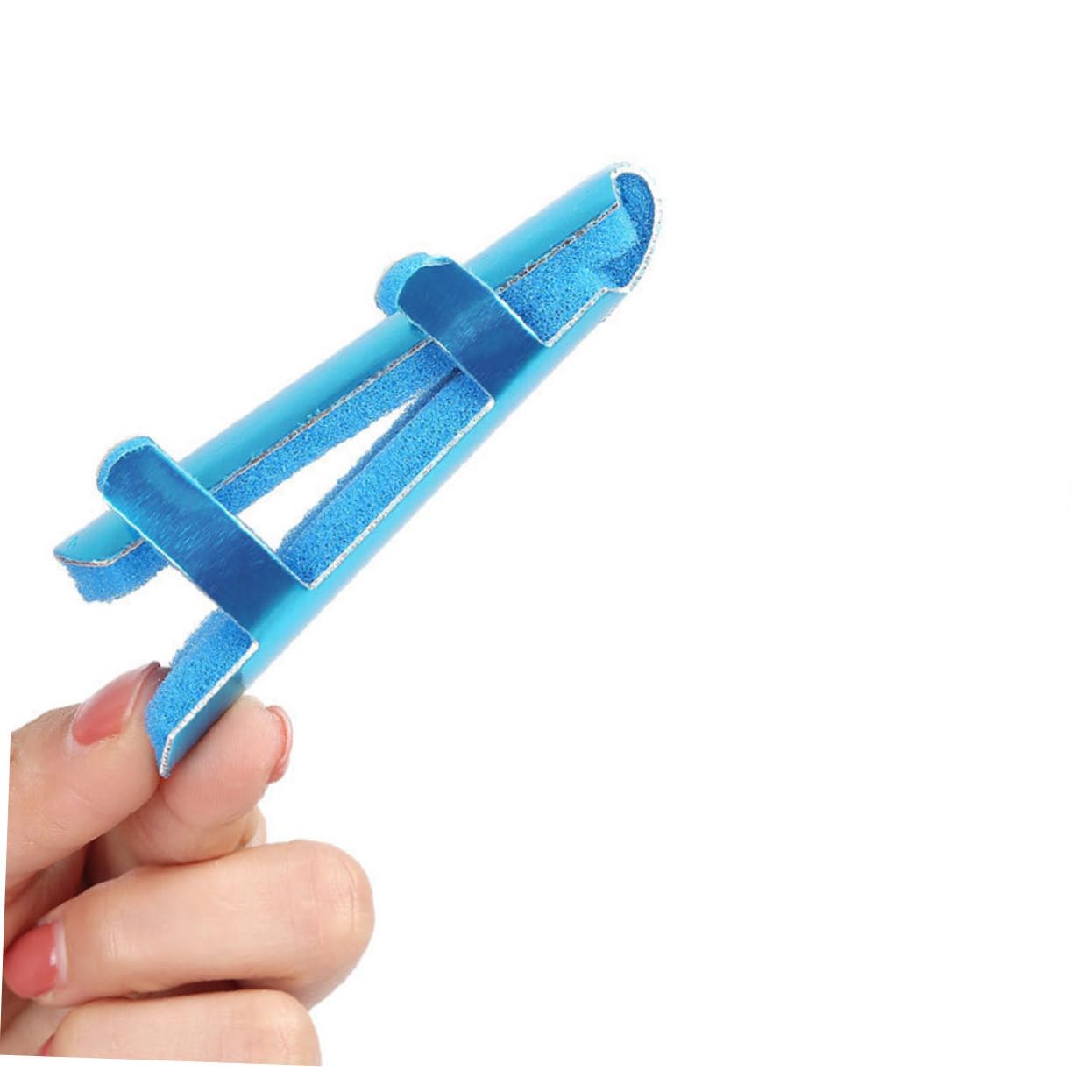 NIYANGLE 6pcs Finger Splint Support for Injured Fingers Breathable Protector for Stabilizes Weak Joints for Sports Everyday Use