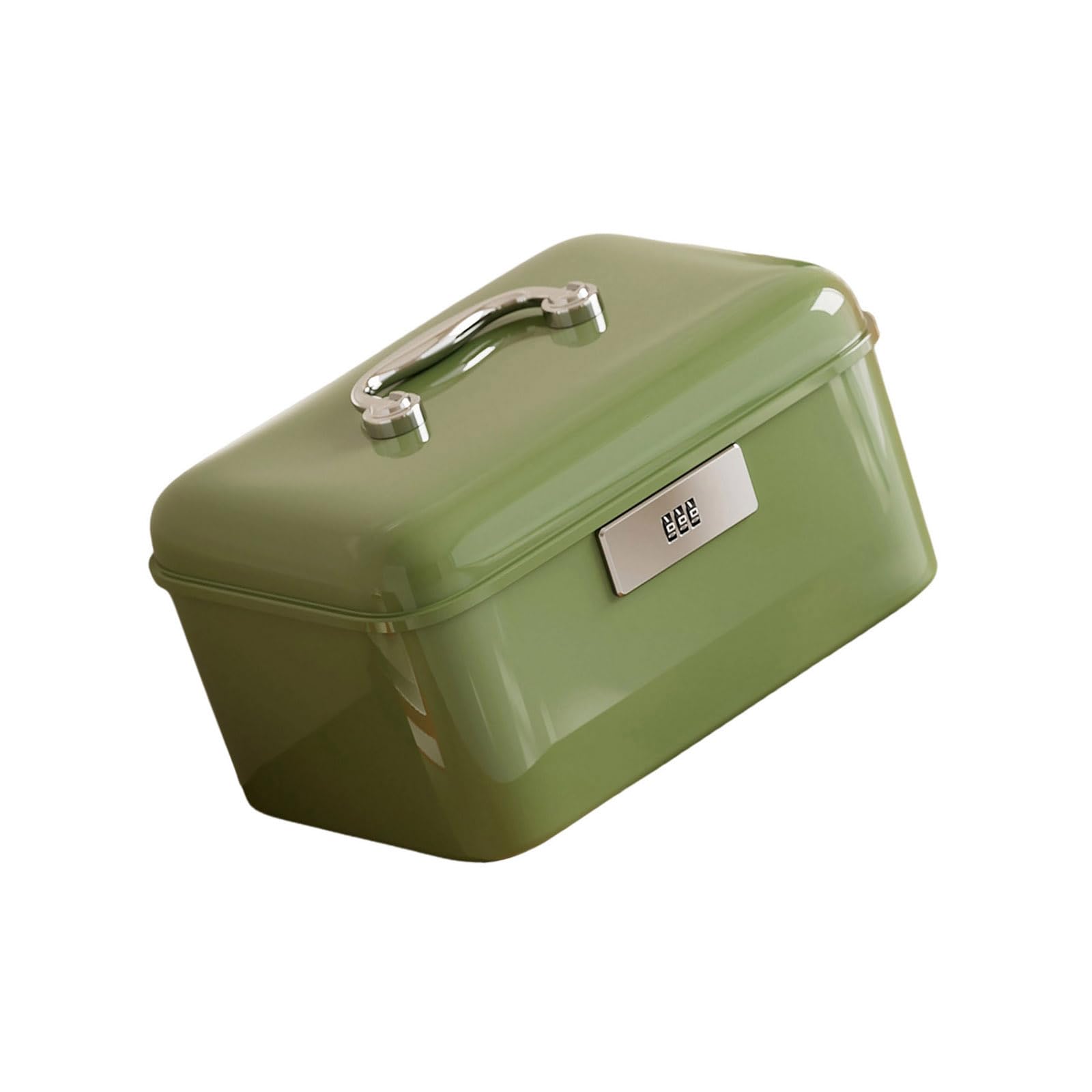 MIDOKSTUA Sturdy Password Protected Organizers Box Sturdy Portable Travel Container for Secure Item Storage Locking Storage Case