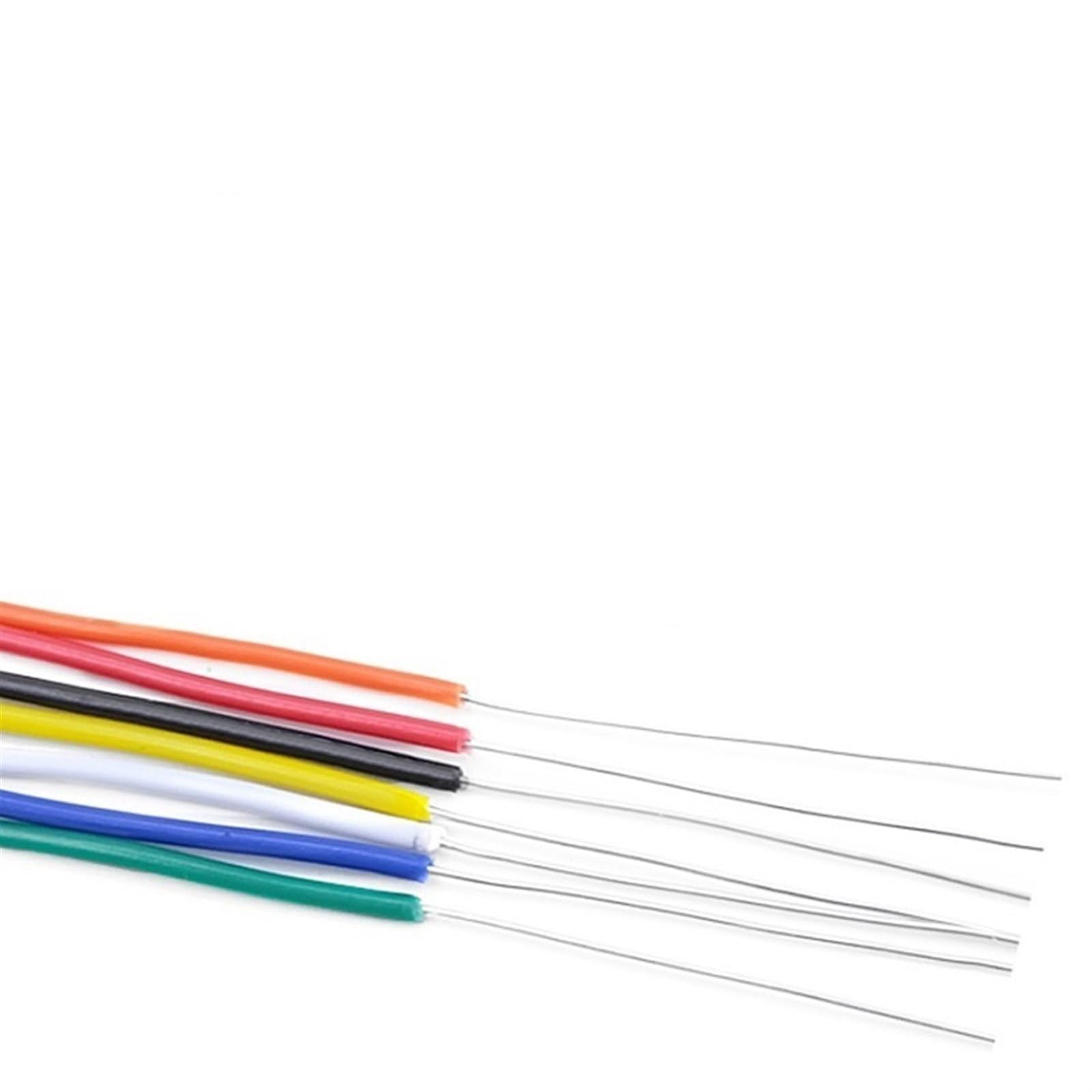 Outdoor Extension 5 Meters 20 Meters Solid Tinned Plating Line Single Core Copper Wire 26AWG 14AWG Insulation DIY Equipment Electric Cable Solar sheathed(Color:Green,Size:10Meter 22AWG)