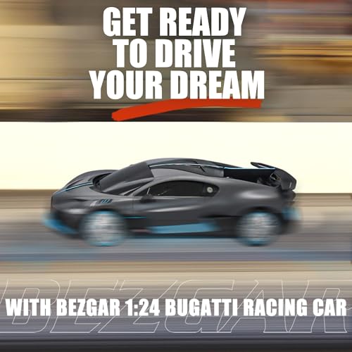 Image of BEZGAR 1:24 Bugatti Remote Control Car Licensed Bugatti Divo Toy Car