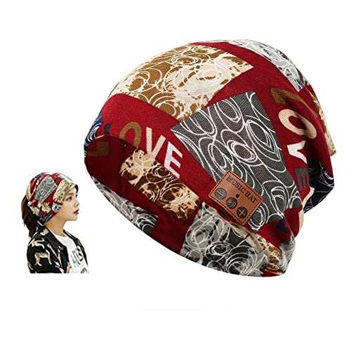 ZSH Bluetooth Beanie Hat Music Hats, Fashion Winter Knitting Beanie Cap Micrófono Incorporado y Altavoces estéreo HD para Amantes de la música Regalos Unisex únicos Cover