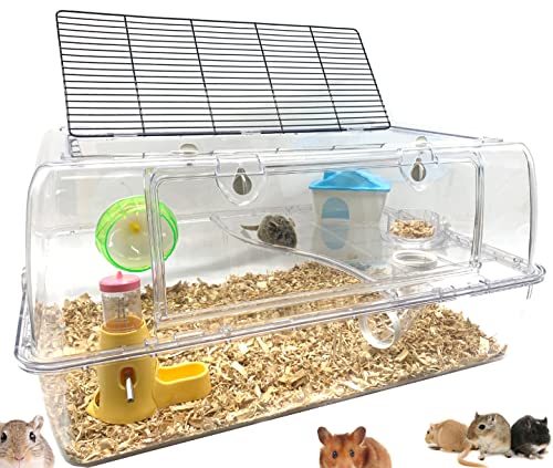 A closer look at Multi Level Gerbil Play Cage