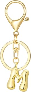 MWOOT Letra Llavero Inicial para Mujeres y Niñas, Lindos Llaveros Nombre, Llavero de Burbuja para Bolsos, Carteras, Bolsos