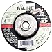 Bee Line Abrasives 41247T Depressed Center Grinding Wheel, 4 1/2" Diameter, 1/4" Thick, 5/8-11" Arbor, 24 Grit