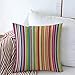 Poszewka na poduszkę dekoracyjna kolorowa vintage paski baner abstrakcyjny zmienny retro szerokość tekstury wzór biznesowy poszewka na poduszkę miękka dekoracja poszewka na poduszkę na sofę łóżko krzesło 45 x 45 cm
