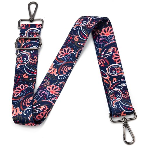 Image of Purse Strap Gold Hardware Replacement Crossbody Bag Strap, Wide Adjustable Shoulder Strap