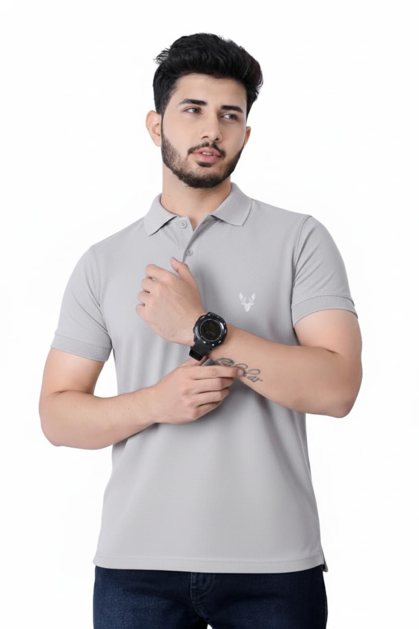 Men’s Cotton Polo T-Shirt | Regular Fit Casual-image-36