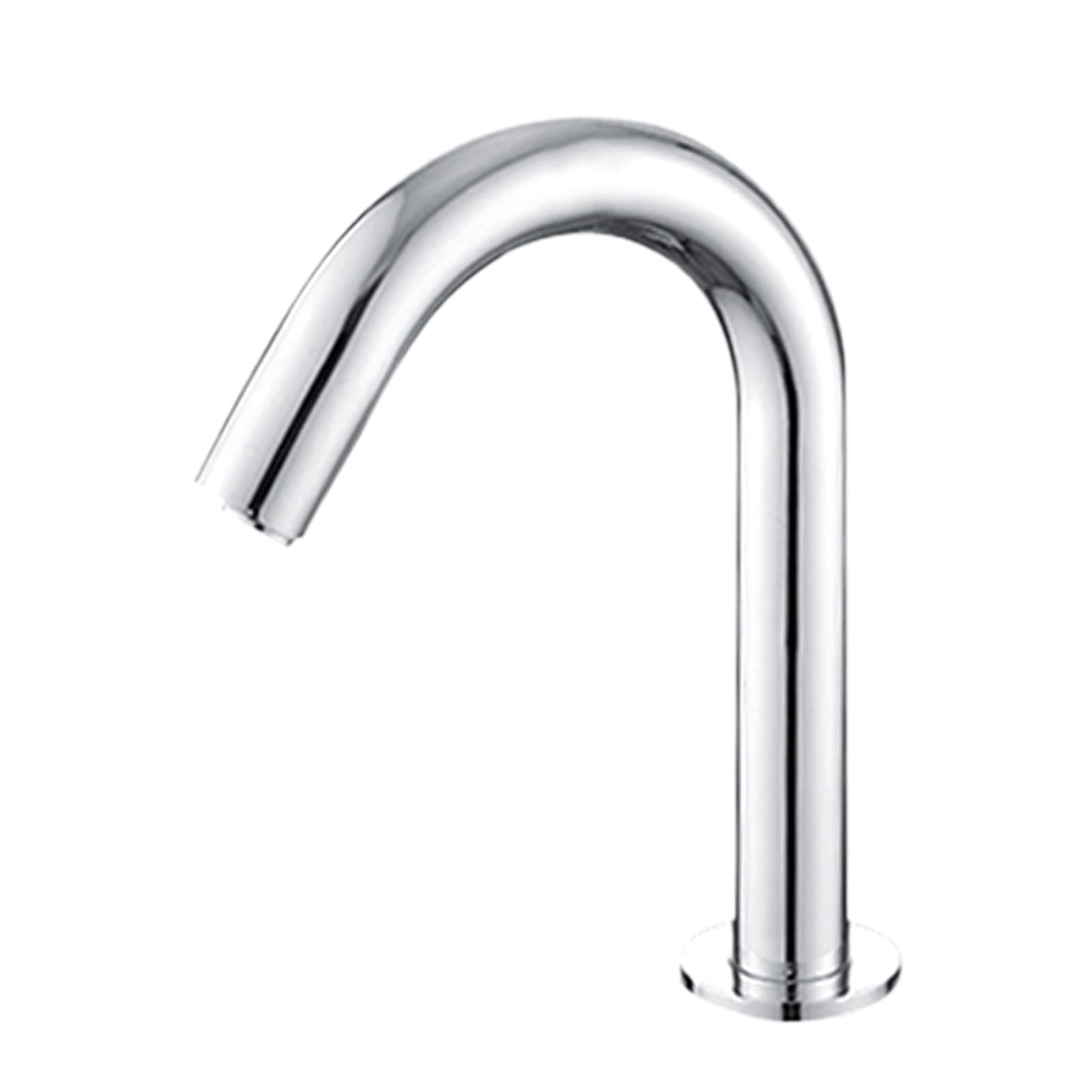 Rengue Grifo de Agua con Sensor de Inducción Automático de Rosca G1/2 Pulgadas, Grifo Infrarrojo de Acero Inoxidable con Caja de Control, para Baño, Cocina, (Modelo con batería baja)