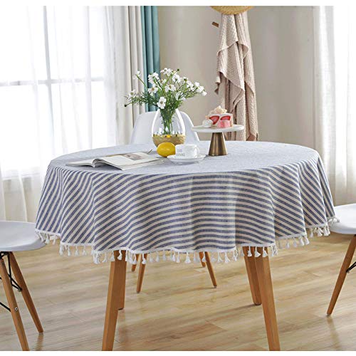 Nappe à thé ronde 150 cm pour sublimer vos repas de famille