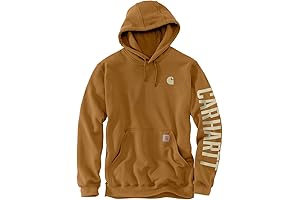 Essentials Men's Rain Defender Loose Fit Midweight C Graphic Sweatshirt