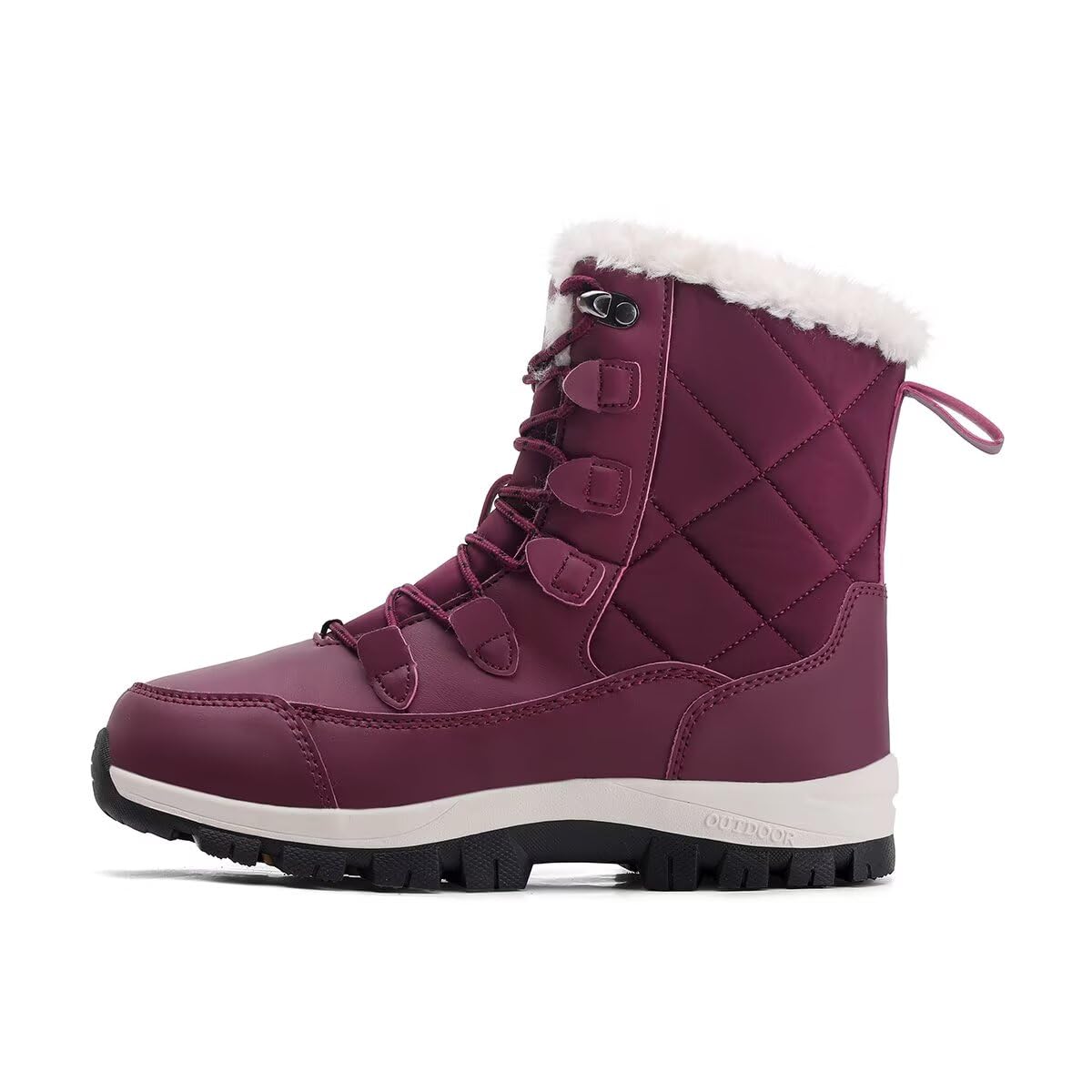 Comfortable Waterproof Snow Boots for Women - Non-slip Winter Boots with Warm Plush Lining, Lightweight Comfortable Casual Shoes for Daily Wear-image-17