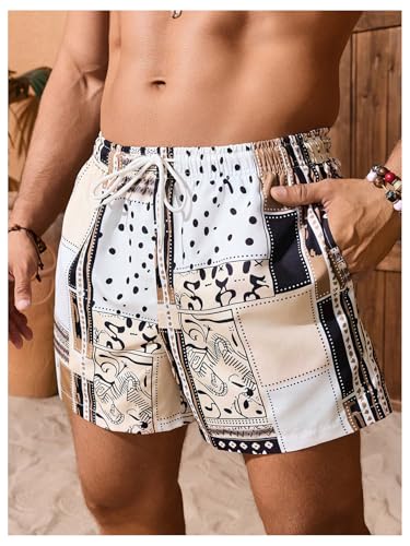 SHENHE Men's Swim Trunks with Compression Liner Bathing Suit Quick Dry Board Shorts Swimwear2