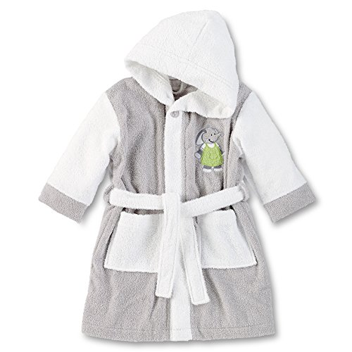 Peignoir en éponge Sterntaler Elias éléphant gris 86/92 pour enfant et bébé