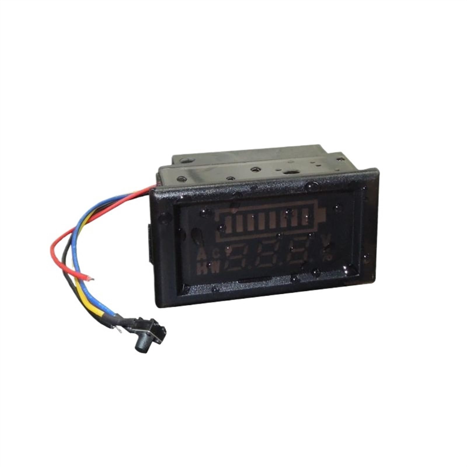 Wskaźnik baterii litowej 12V 24V 36V 48V LED wodoodporny cyfrowy monitor pojemności baterii Mini miernik napięcia 10 sztuk(36V)