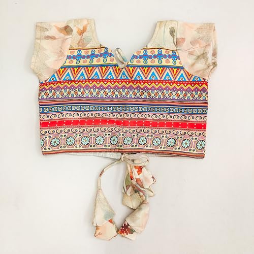 Image of E-Sqare Kids Girls Multicolour Bandhani Print Lehenga Choli Set | Ethnic Wear Dress | Readymade Clothing Set | 2 to 8 Years
