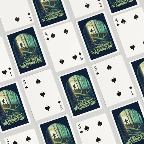 Baraja Port Gamble Washington, Póker, 52 Cartas miniatura 4