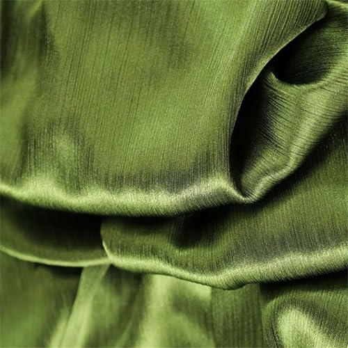 Tissu satiné au mètre imitation acide acétique texture exquise pour couture robe