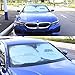 Car Windshield Sun Shade for BMW, Blocks UV Rays Foldable Sun Visor Protector for Most BMW