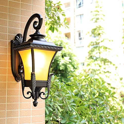 Lanterne extérieure étanche en aluminium anti-rouille pour jardin