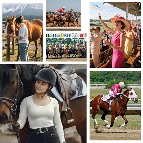 Zando Horse Pattern Scarf for Women Lightweight Neck Scarves & Wraps Pashmina Shawl Wraps Hair Head Scarf4