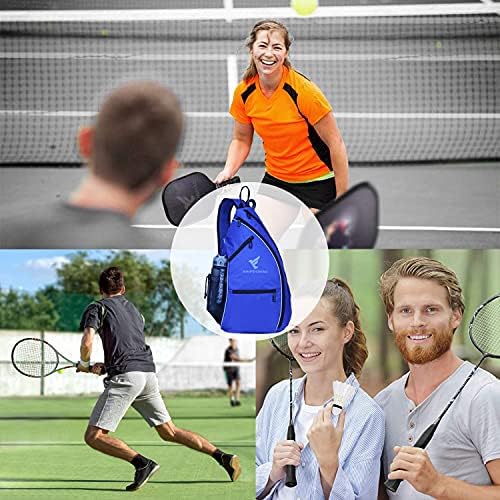XIANFENGNIAO Pickleball Backpack Sling Bag Crossbody Backpack,Reversible Tennis Bag 7 XIANFENGNIAO Pickleball Backpack Sling Bag Crossbody Backpack,Reversible Tennis Bag
