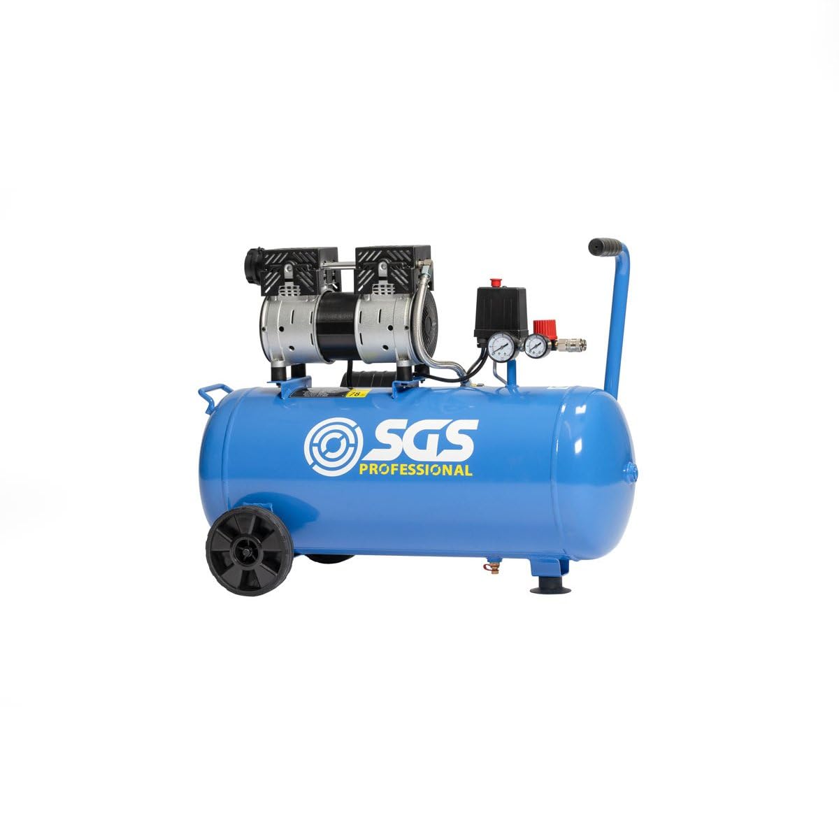 SGS Pro Super Silent 50L Air Compressor - 1HP 4.5CFM