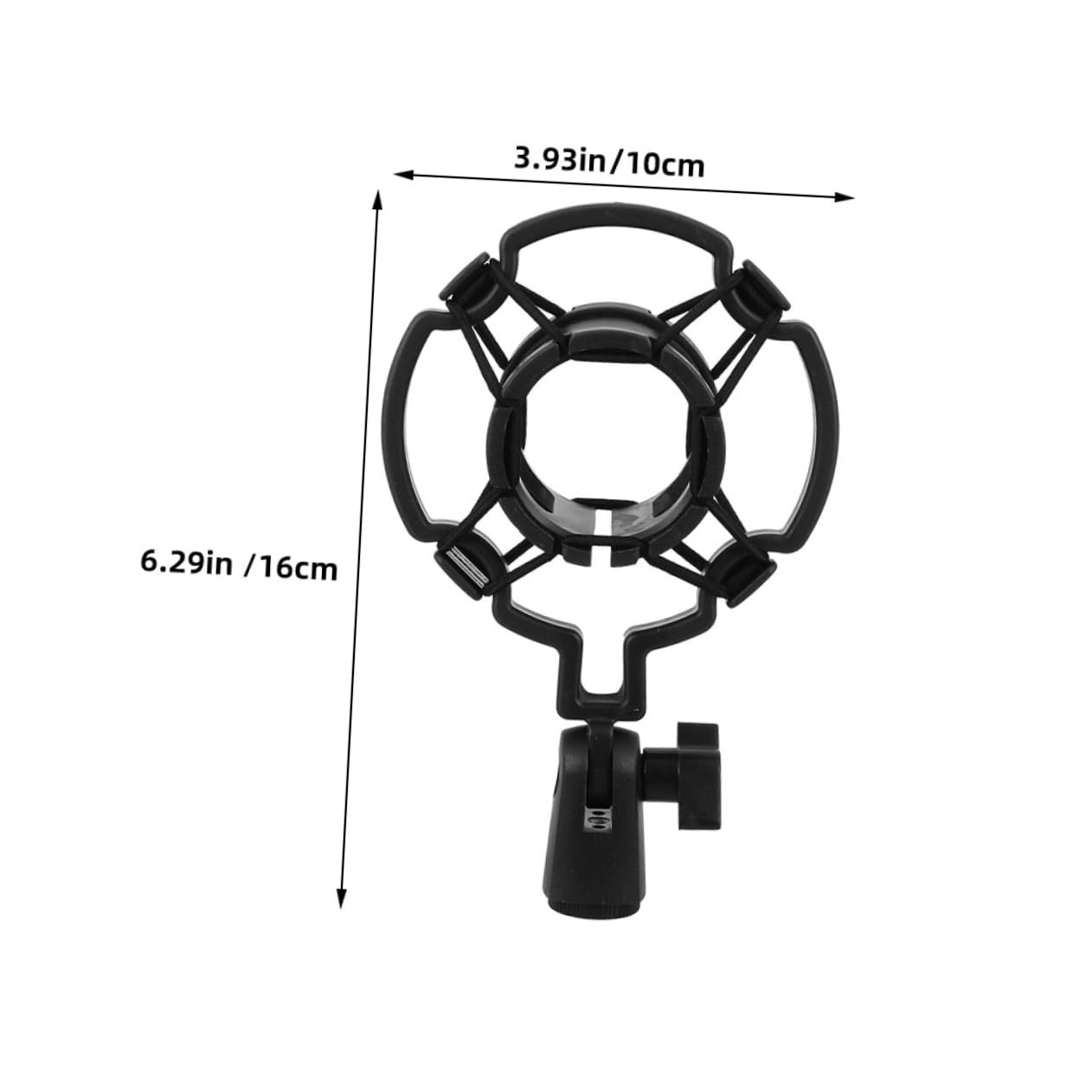 Vaguelly 4Pcs Suspension Holder for Recording Live Streaming and Podcasting Stylish Design Quick Setup Compatible with Various Microphone Stands