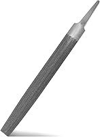 Vista 1 de Lima semicircular de 6 pulgadas de corte medio, dientes de doble corte, acero de alto carbono, lima de una sola mano sin mango, adecuada para dar