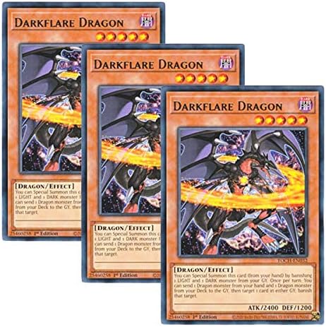 Amazon Co Jp 3枚セット 遊戯王 英語版 Toch En032 Darkflare Dragon ダークフレア ドラゴン レア 1st Edition ホビー 通販 Amazon Co Jp 3枚セット 遊戯王 英語版 Toch En032 Darkflare Dragon ダークフレア ドラゴン レア 1st Edition ホビー 通販